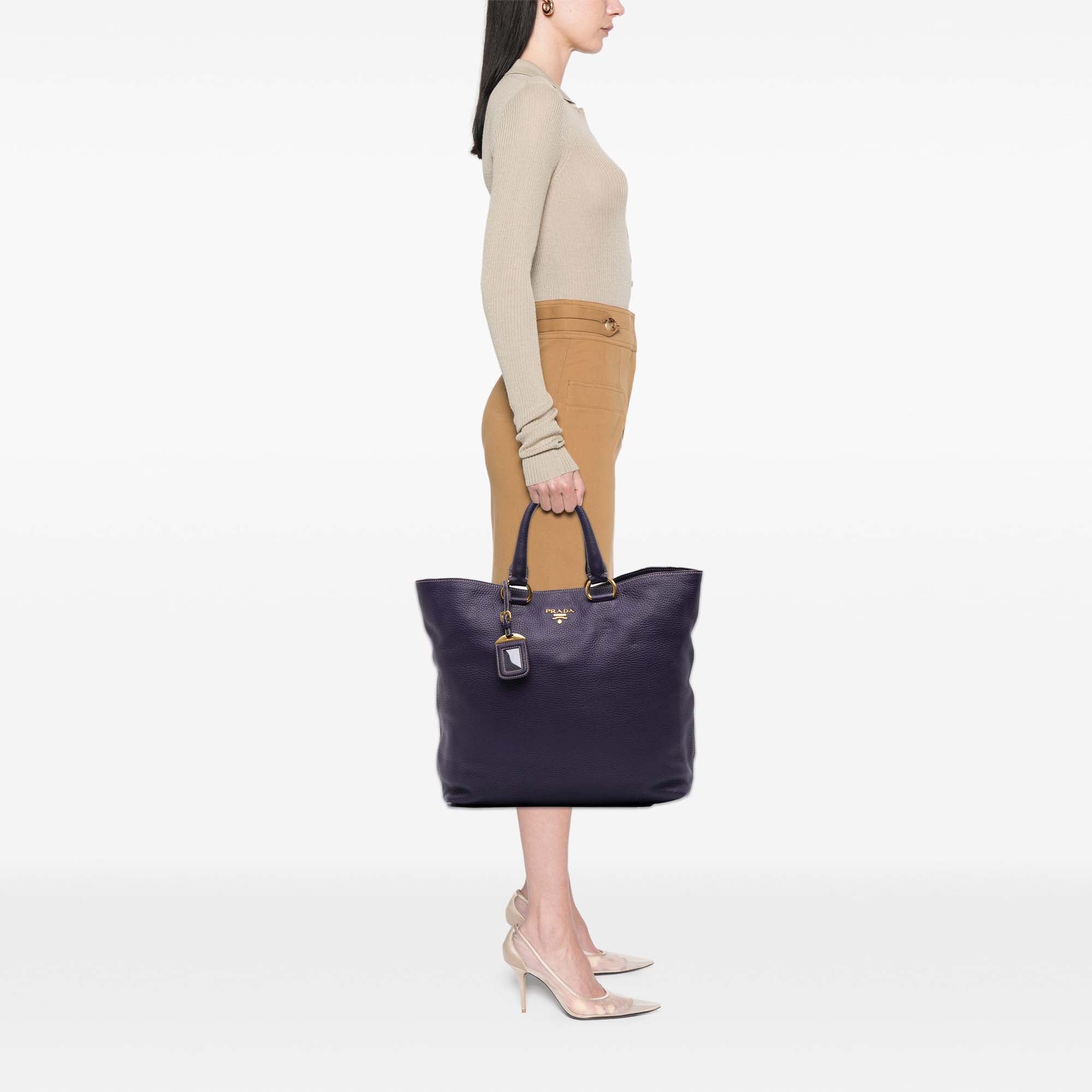 Vitello Daino Open Convertible Tote