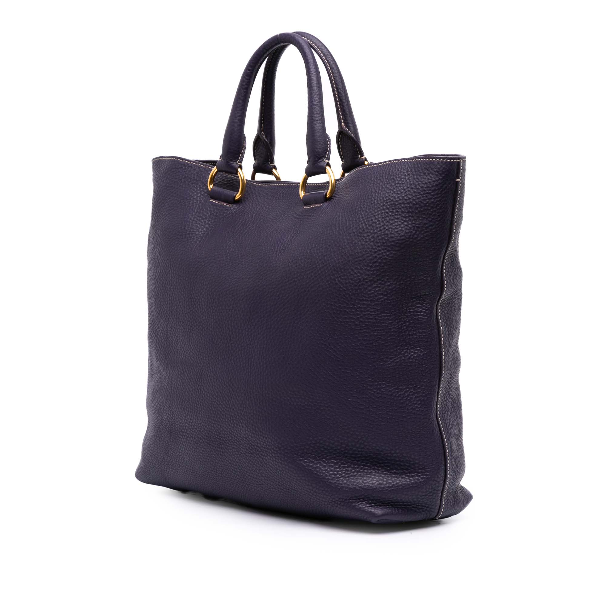 Vitello Daino Open Convertible Tote