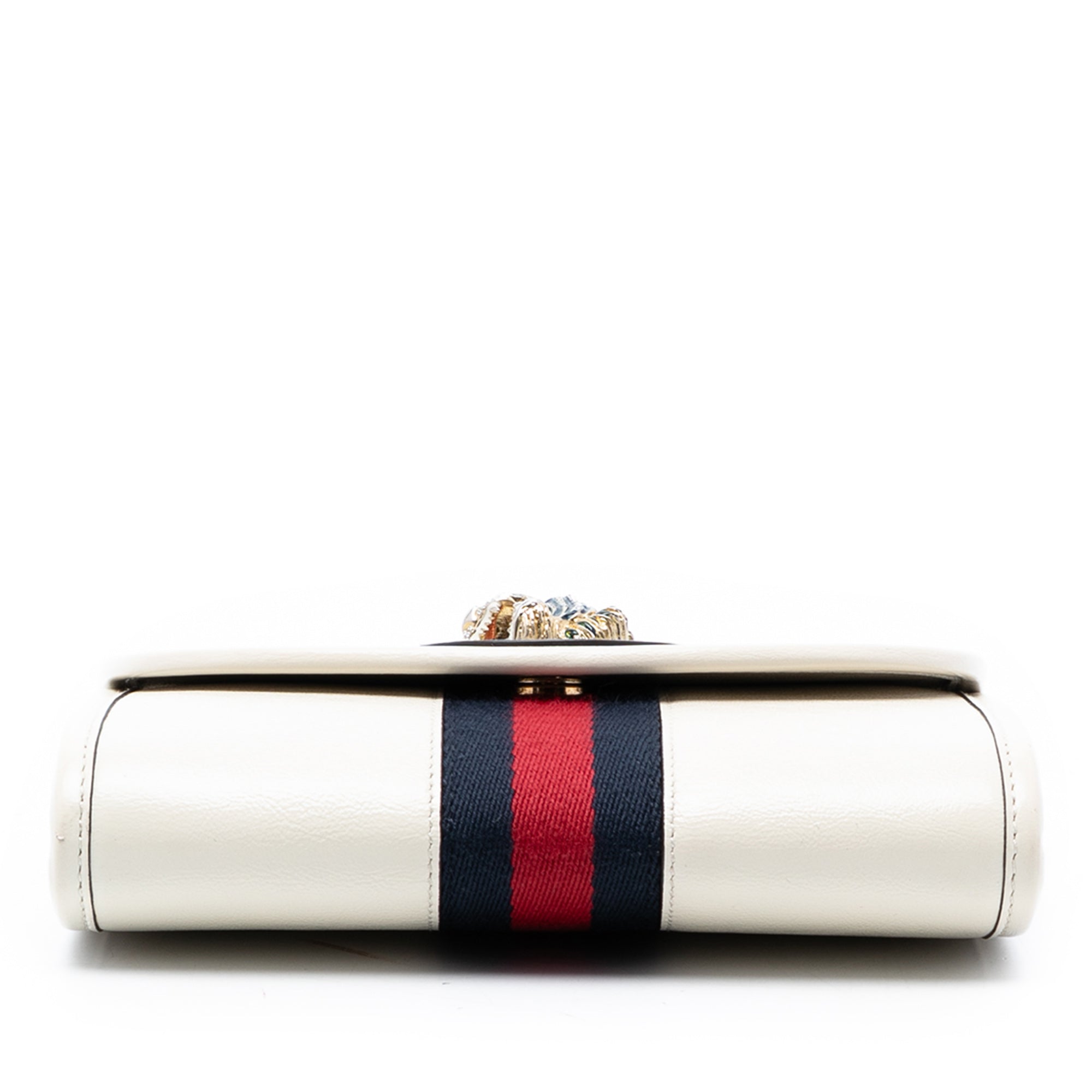 Mini Leather Rajah Web Chain Crossbody