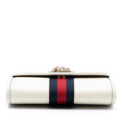 Mini Leather Rajah Web Chain Crossbody