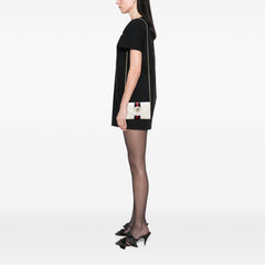 Mini Leather Rajah Web Chain Crossbody