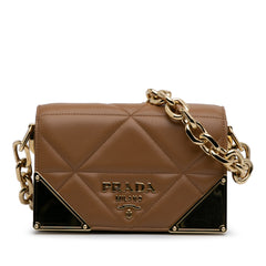 Nappa Stitched Satchel