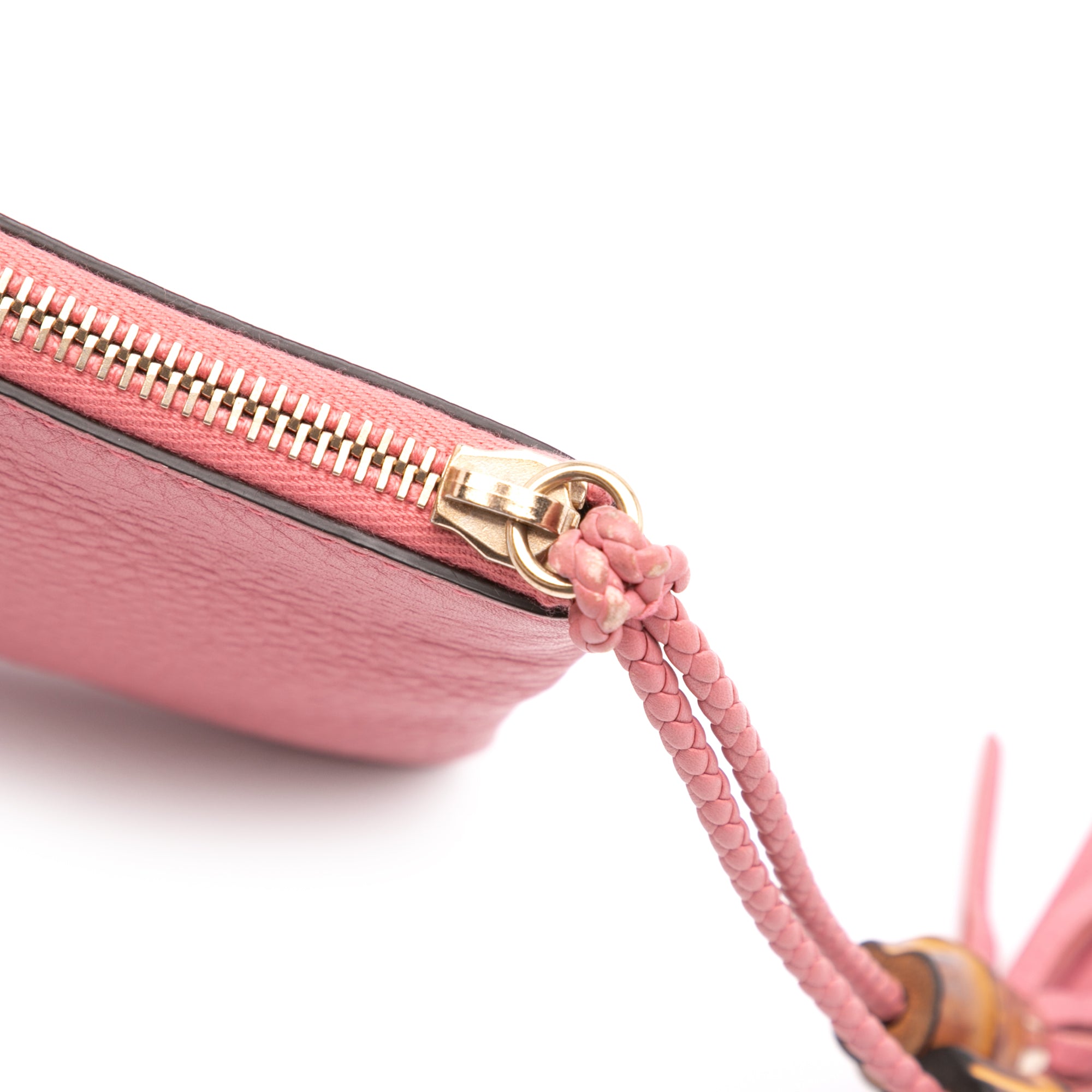 Calfskin Bamboo Clutch