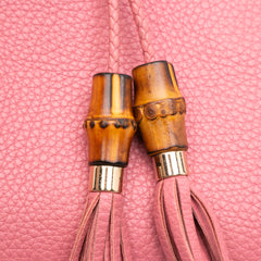 Calfskin Bamboo Clutch