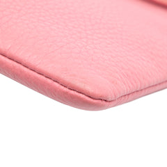 Calfskin Bamboo Clutch