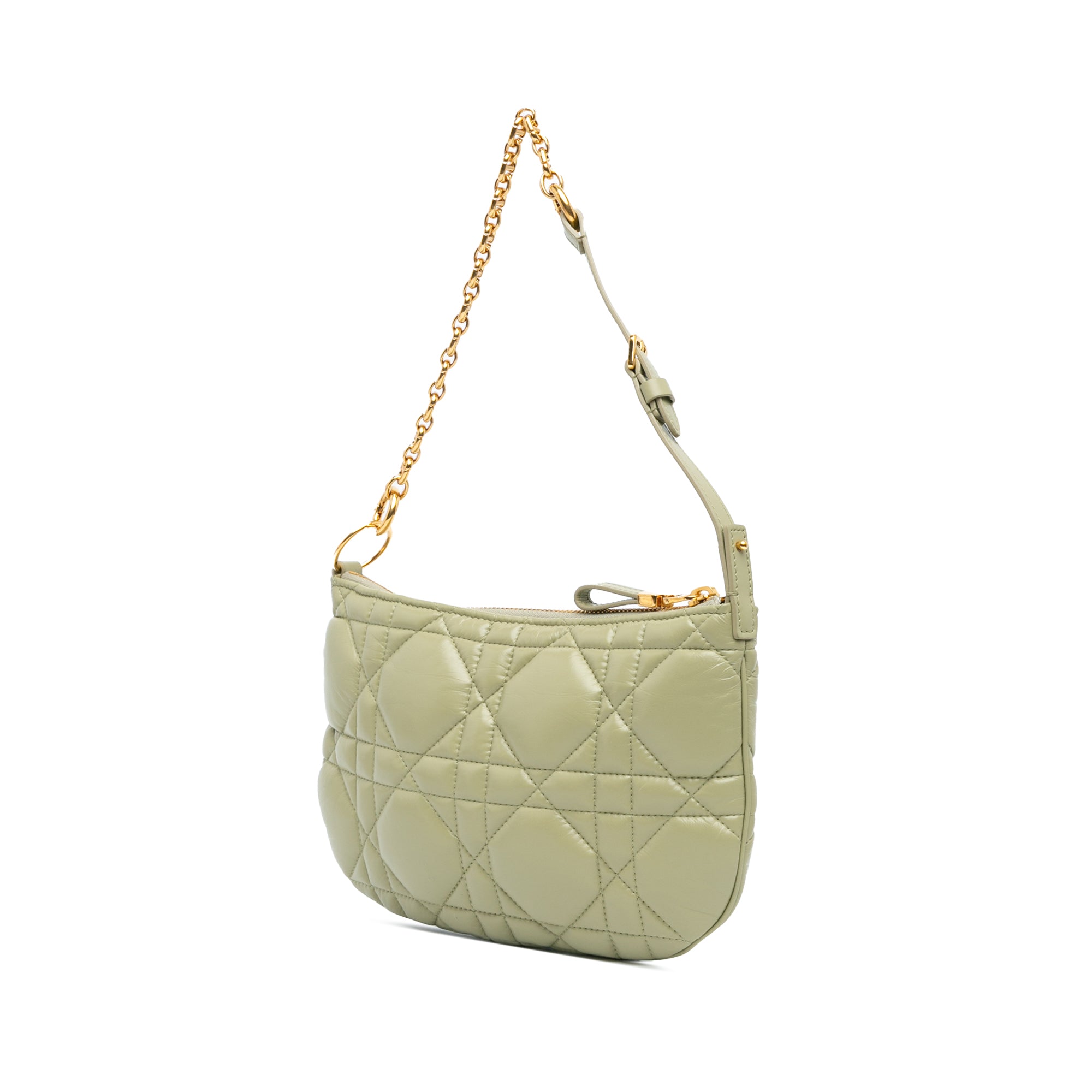 Mini Calfskin Macrocannage Dior Caro Tulip Bag
