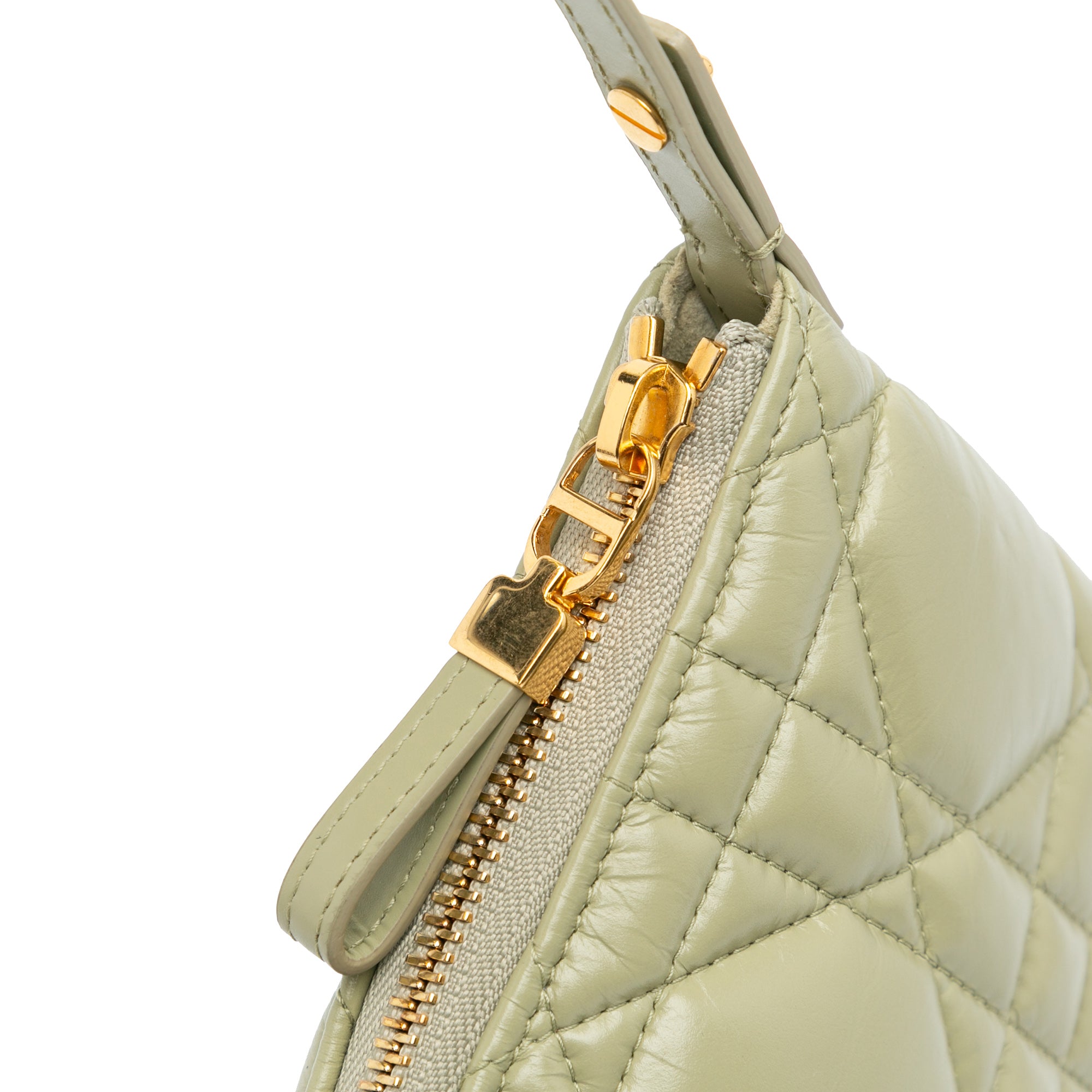 Mini Calfskin Macrocannage Dior Caro Tulip Bag