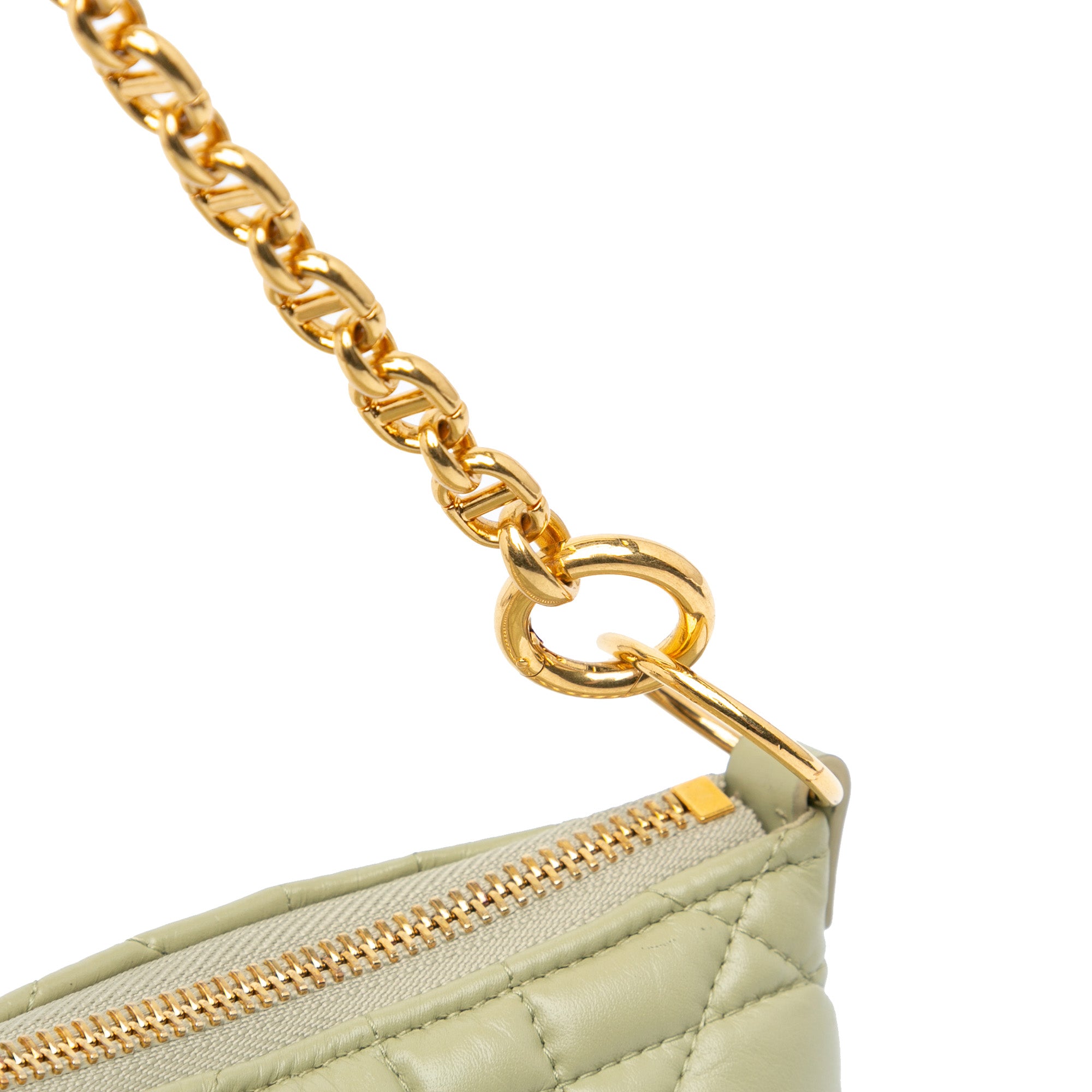 Mini Calfskin Macrocannage Dior Caro Tulip Bag