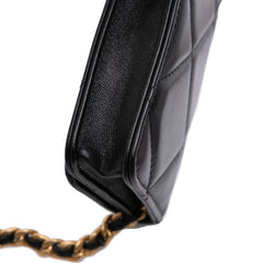Lambskin 19 Flap Coin Purse With Chain