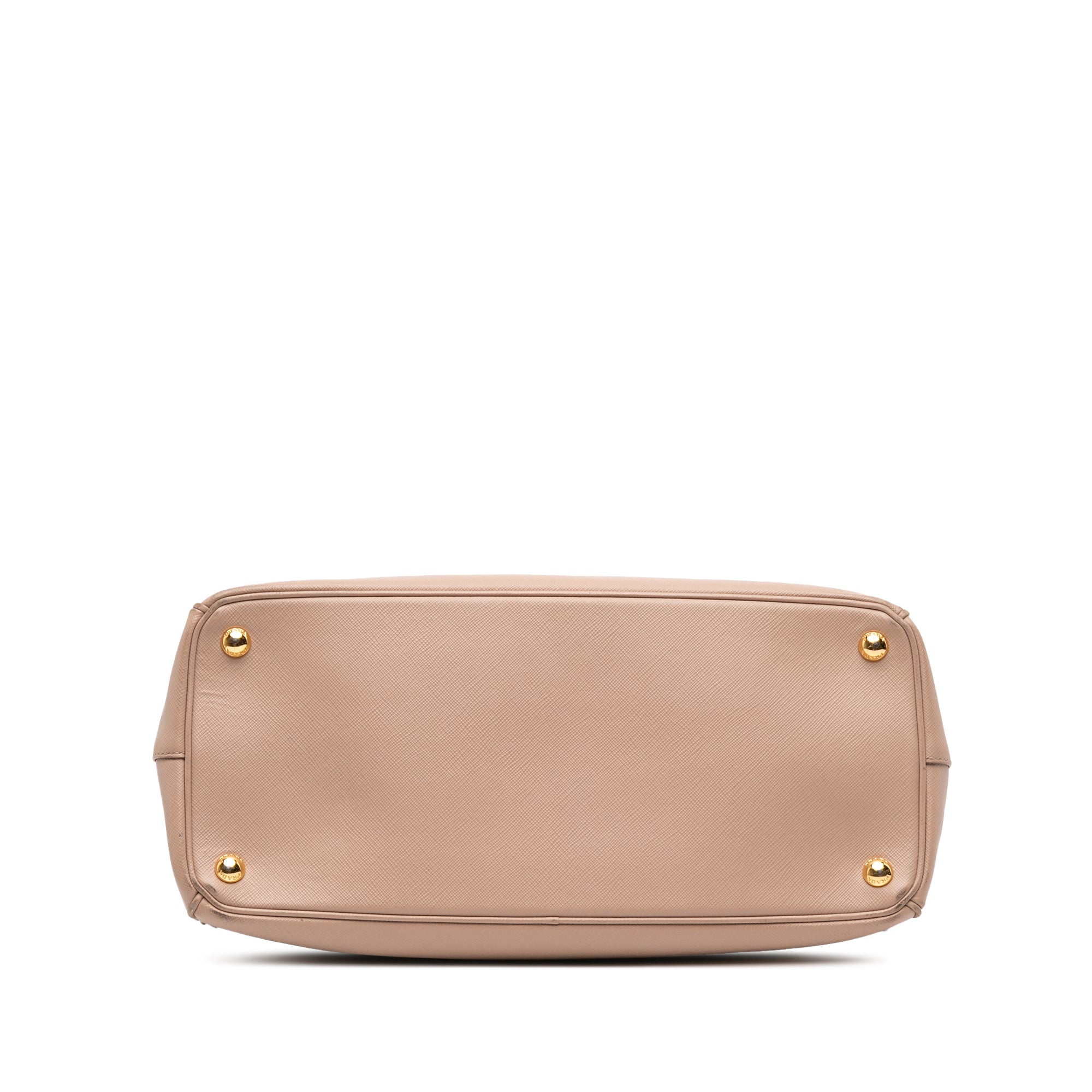 Large Saffiano Lux Galleria Double Zip Satchel