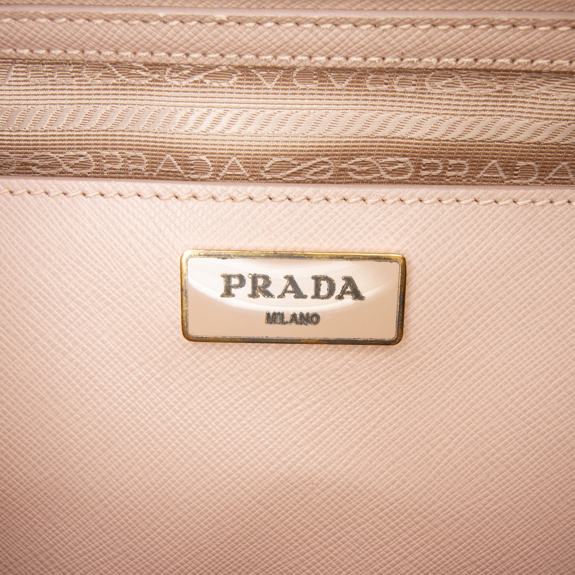 Large Saffiano Lux Galleria Double Zip Satchel