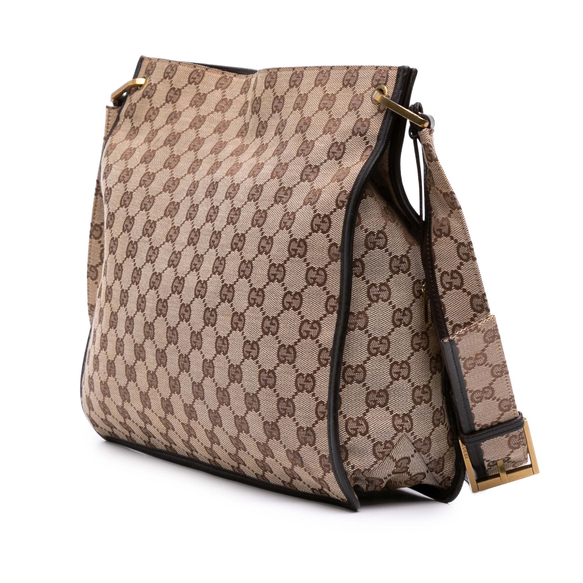 GG Canvas Messenger Bag 