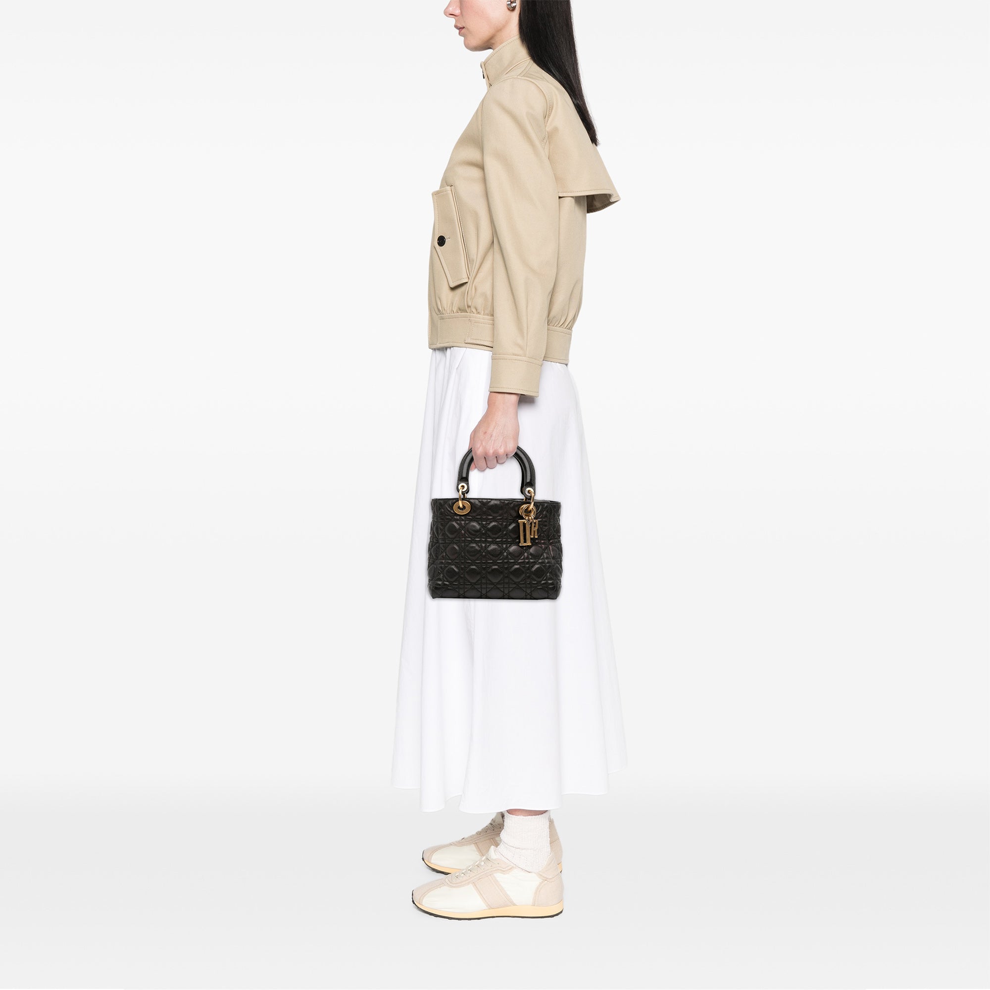 Medium Grained Calfskin Cannage Supple Lady Dior