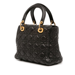 Medium Grained Calfskin Cannage Supple Lady Dior