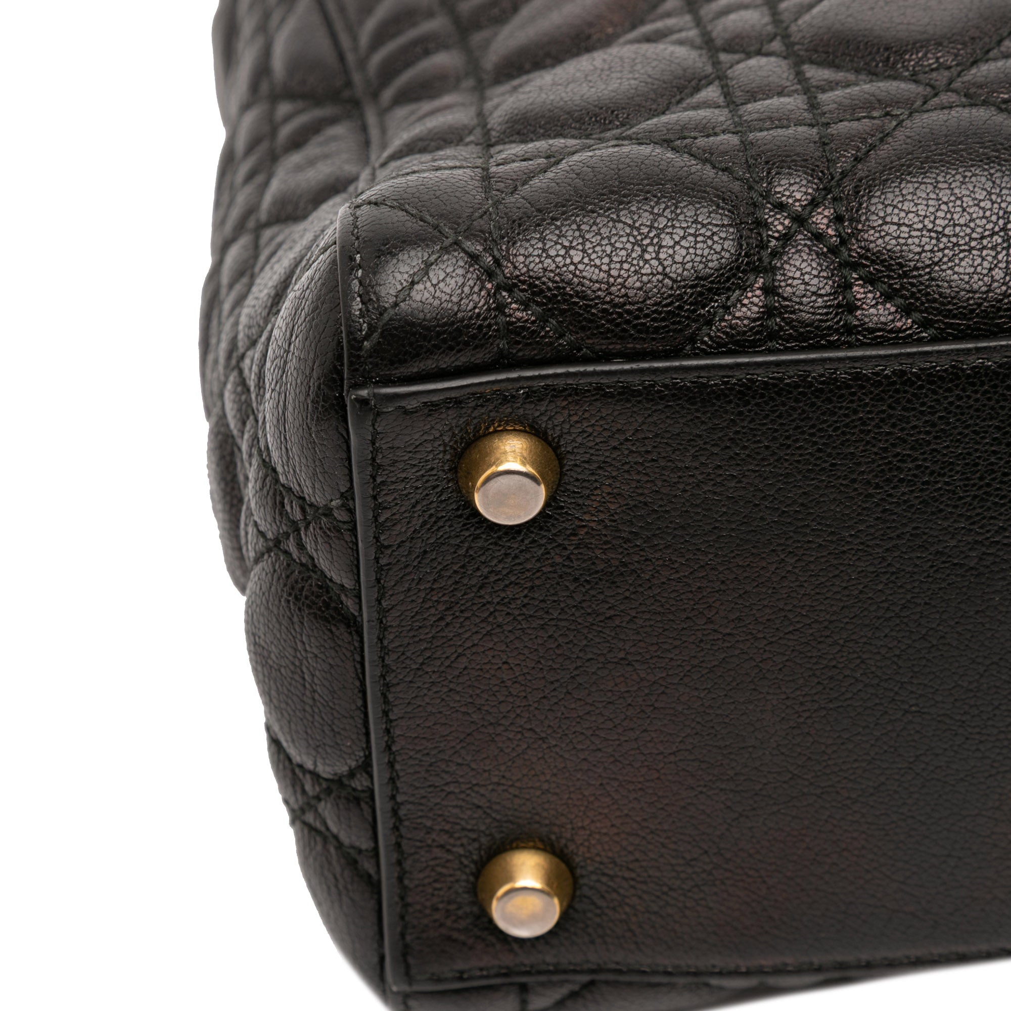 Medium Grained Calfskin Cannage Supple Lady Dior