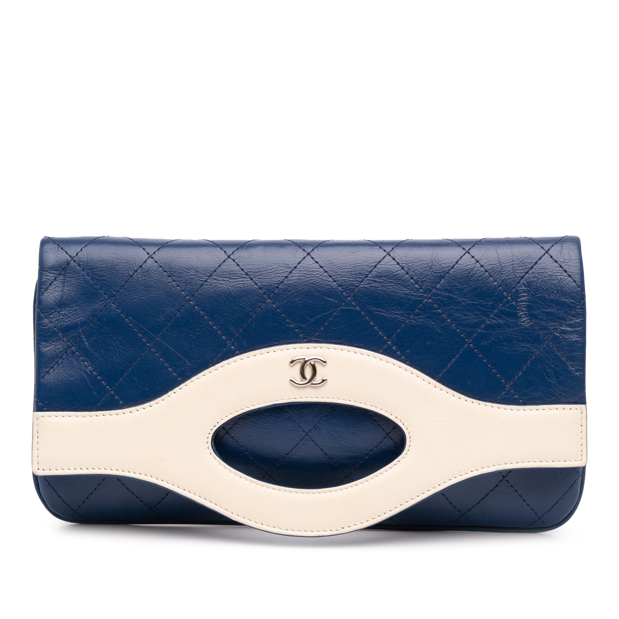 Small Bicolor Aged Calfskin 31 Pouch