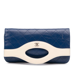 Small Bicolor Aged Calfskin 31 Pouch