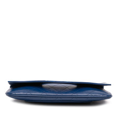 Small Bicolor Aged Calfskin 31 Pouch