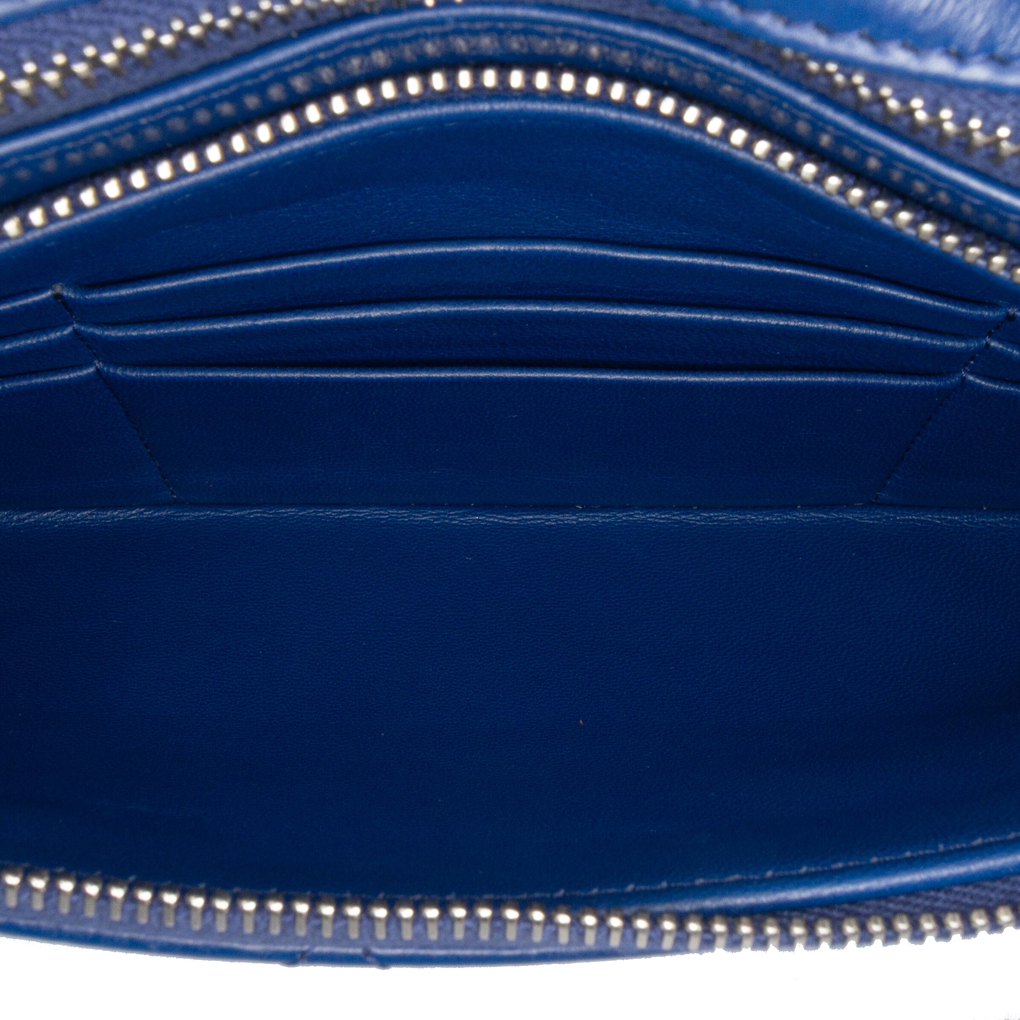 Small Bicolor Aged Calfskin 31 Pouch
