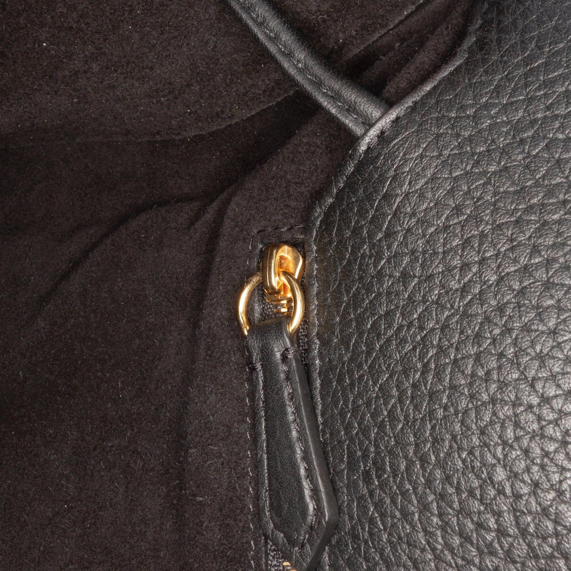 Heavy Grain Calfskin Iris Satchel