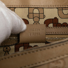 Medium Guccissima Web Britt Satchel
