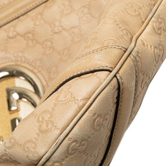 Medium Guccissima Web Britt Satchel
