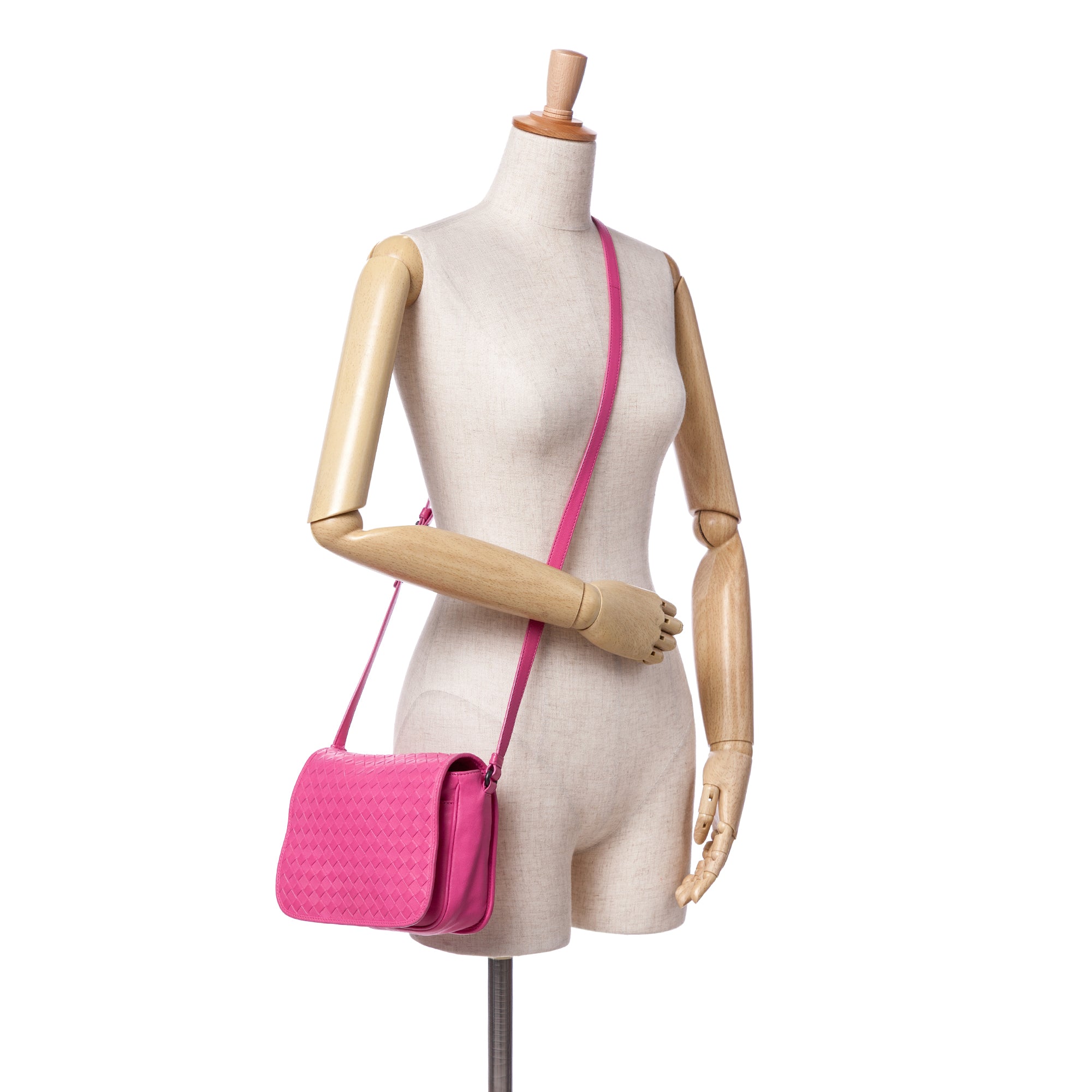 Nappa Intrecciato Flap Crossbody