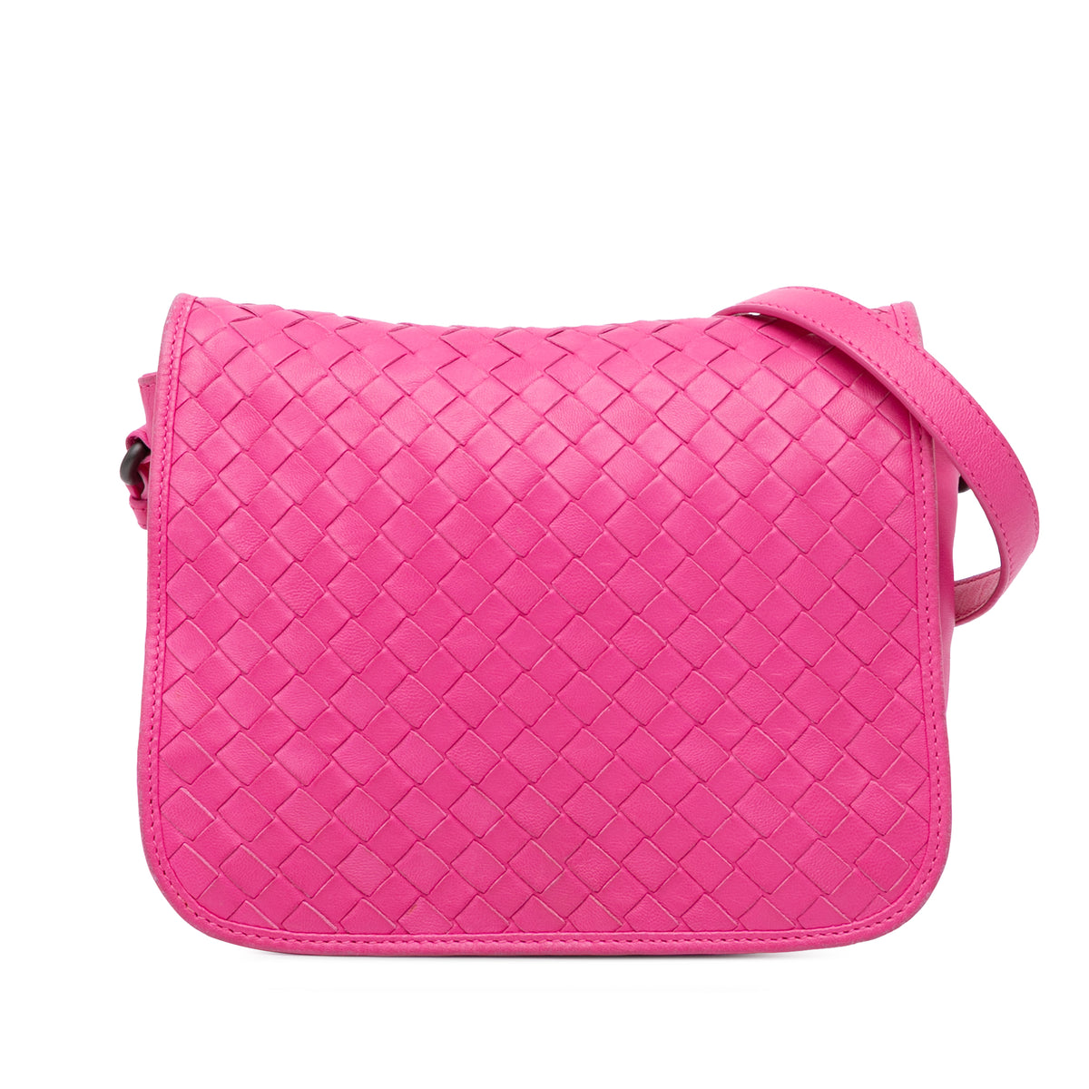 Nappa Intrecciato Flap Crossbody