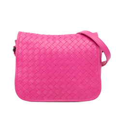 Nappa Intrecciato Flap Crossbody