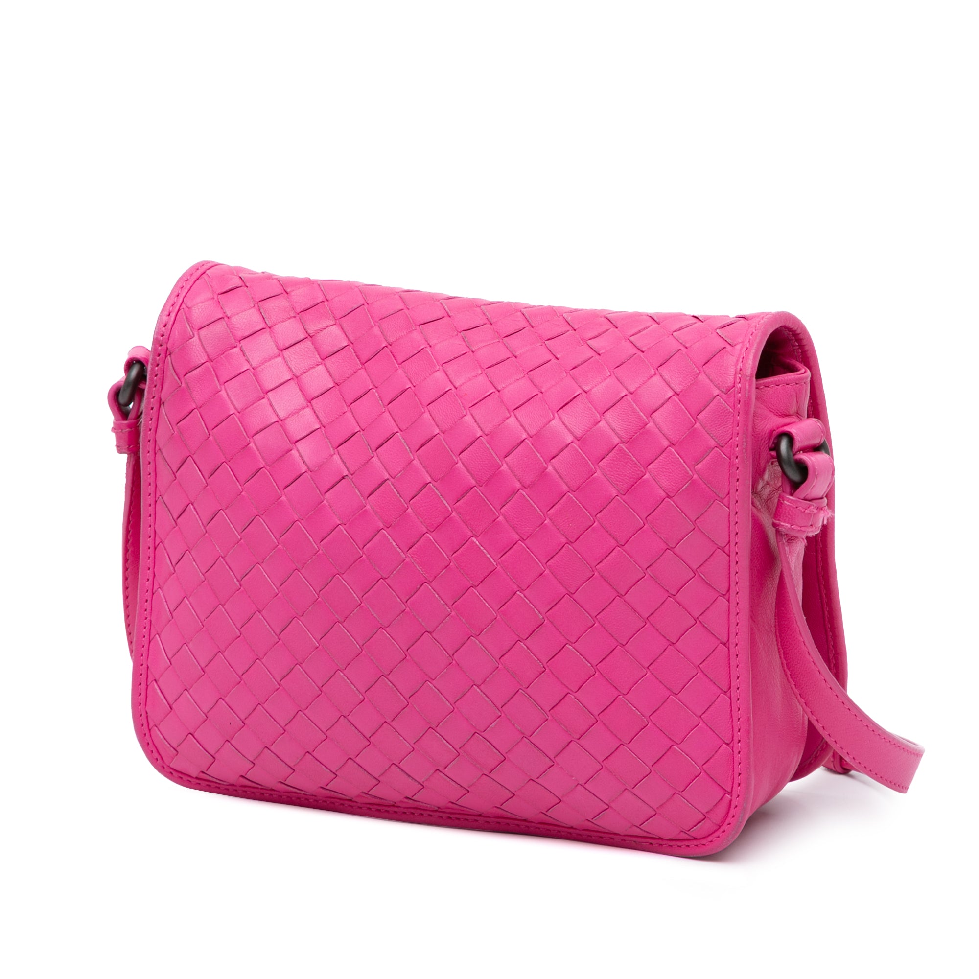 Nappa Intrecciato Flap Crossbody