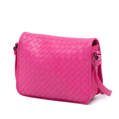 Nappa Intrecciato Flap Crossbody