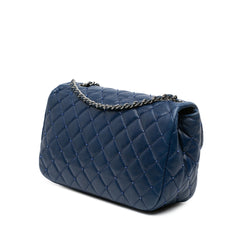 Small Quilted Lambskin Beaded Single Flap