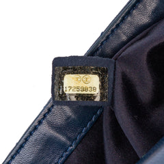 Small Quilted Lambskin Beaded Single Flap