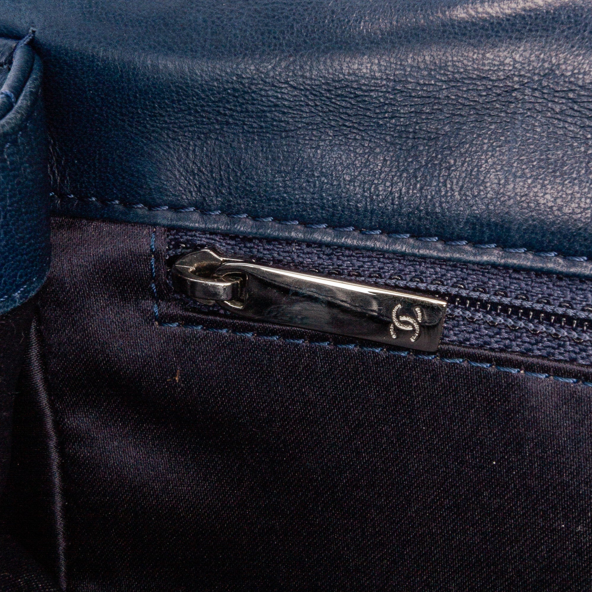 Small Quilted Lambskin Beaded Single Flap