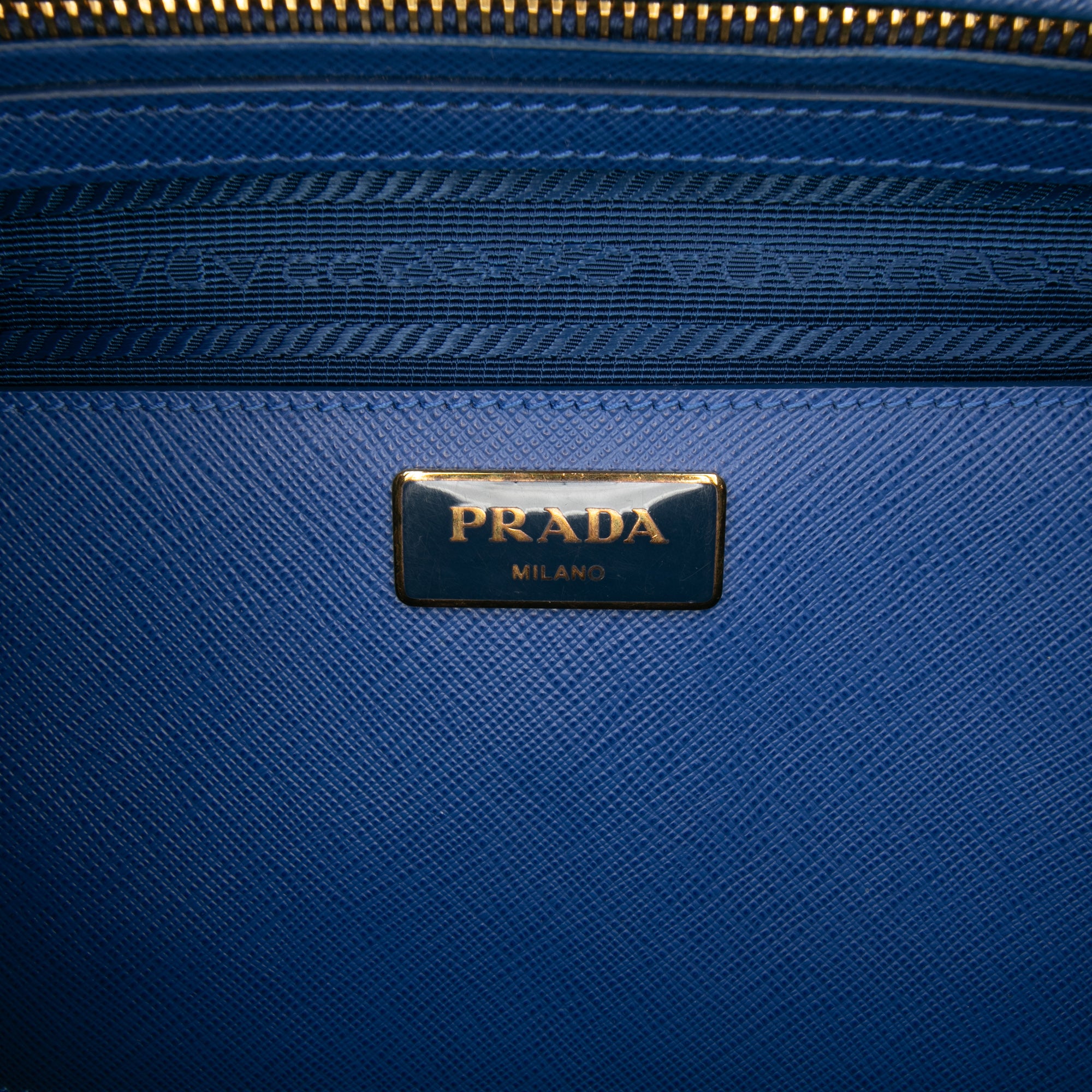 Medium Saffiano Lux Galleria Double Zip Satchel