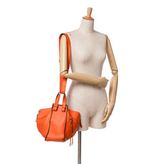 Small Leather Hammock Satchel
