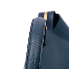 Mini Grained Calfskin Belt Satchel