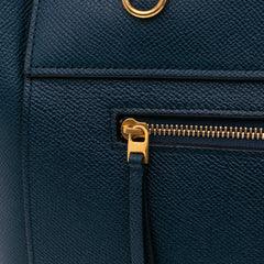 Mini Grained Calfskin Belt Satchel