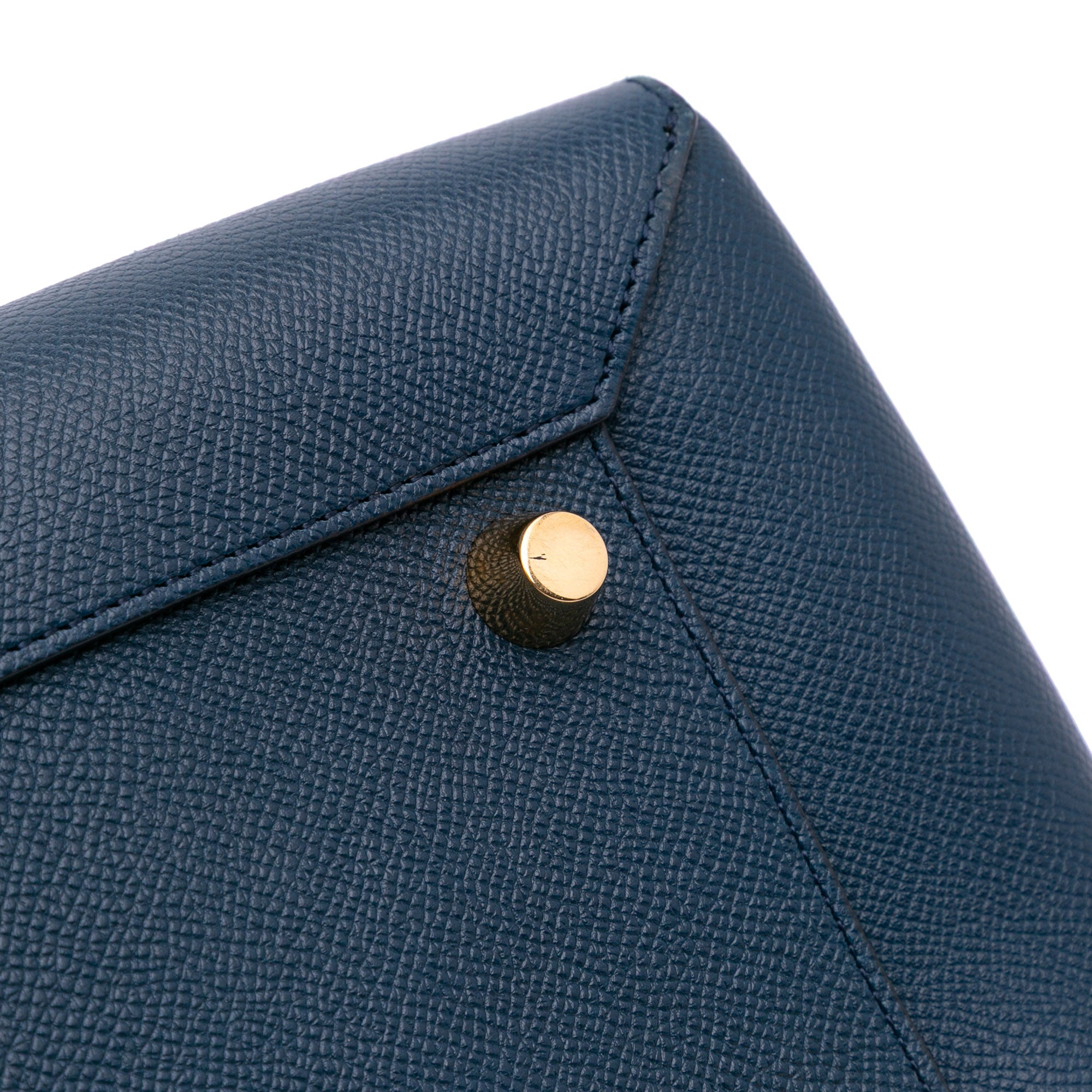 Mini Grained Calfskin Belt Satchel