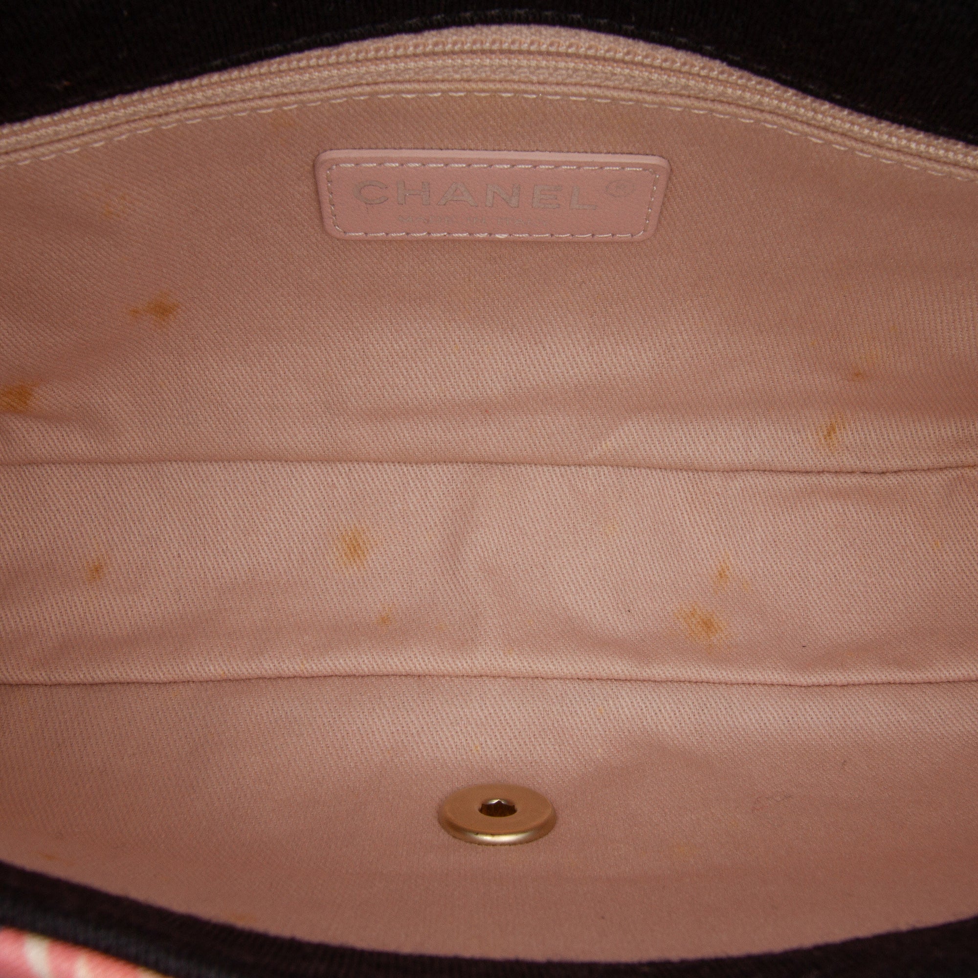 Medium Printed Nylon and Jersey Patchwork Single Flap