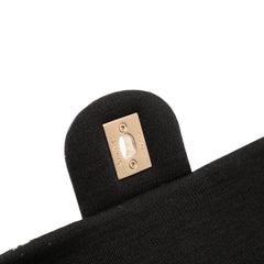 Medium Printed Nylon and Jersey Patchwork Single Flap