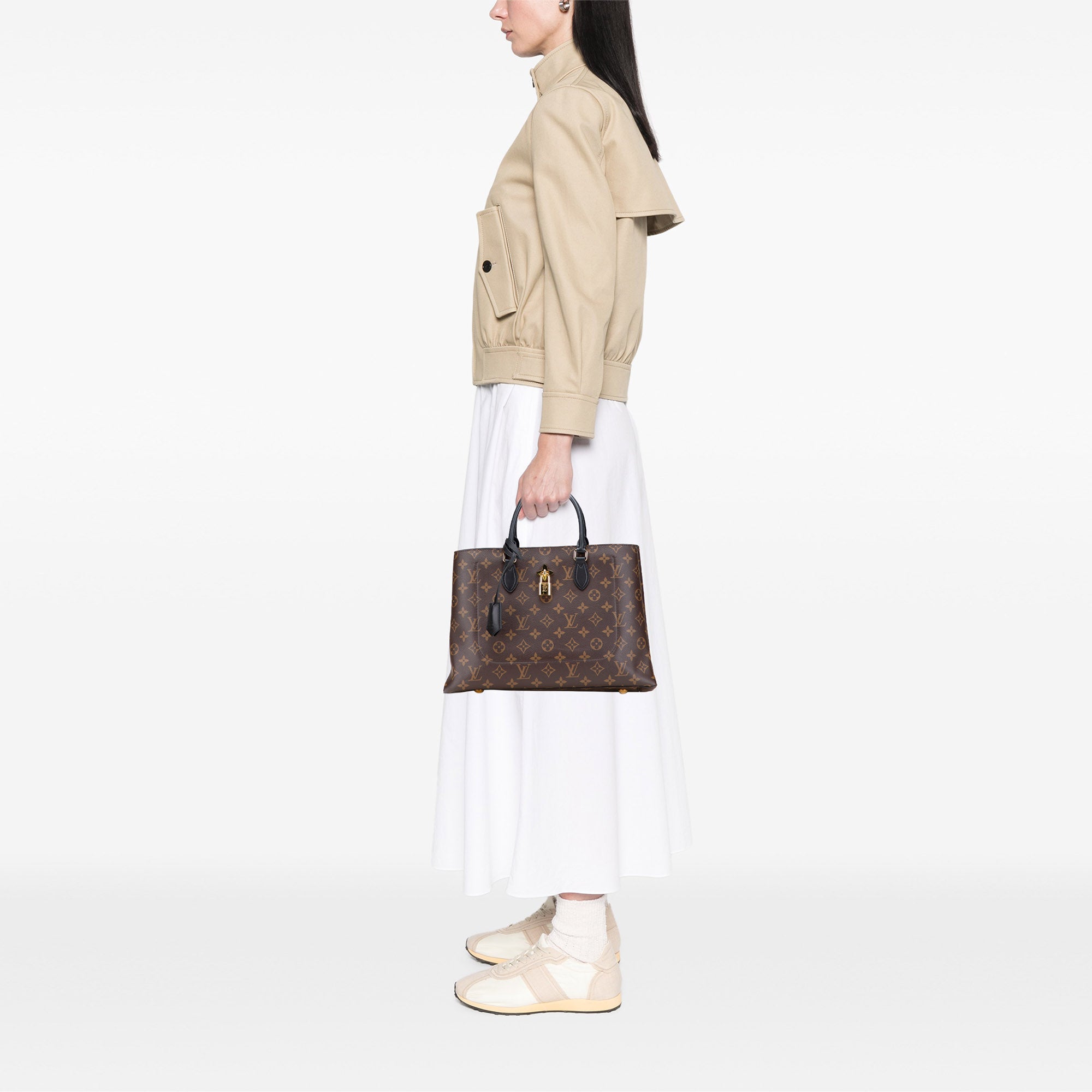 Monogram Flower Tote