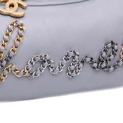 Calfskin Signature Chain 20s Bowling Bag