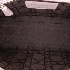 Mini Iridescent Lambskin Cannage Lady Dior
