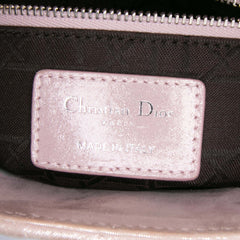 Mini Iridescent Lambskin Cannage Lady Dior
