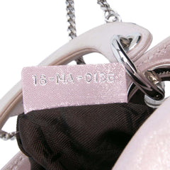 Mini Iridescent Lambskin Cannage Lady Dior