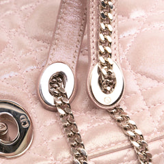 Mini Iridescent Lambskin Cannage Lady Dior