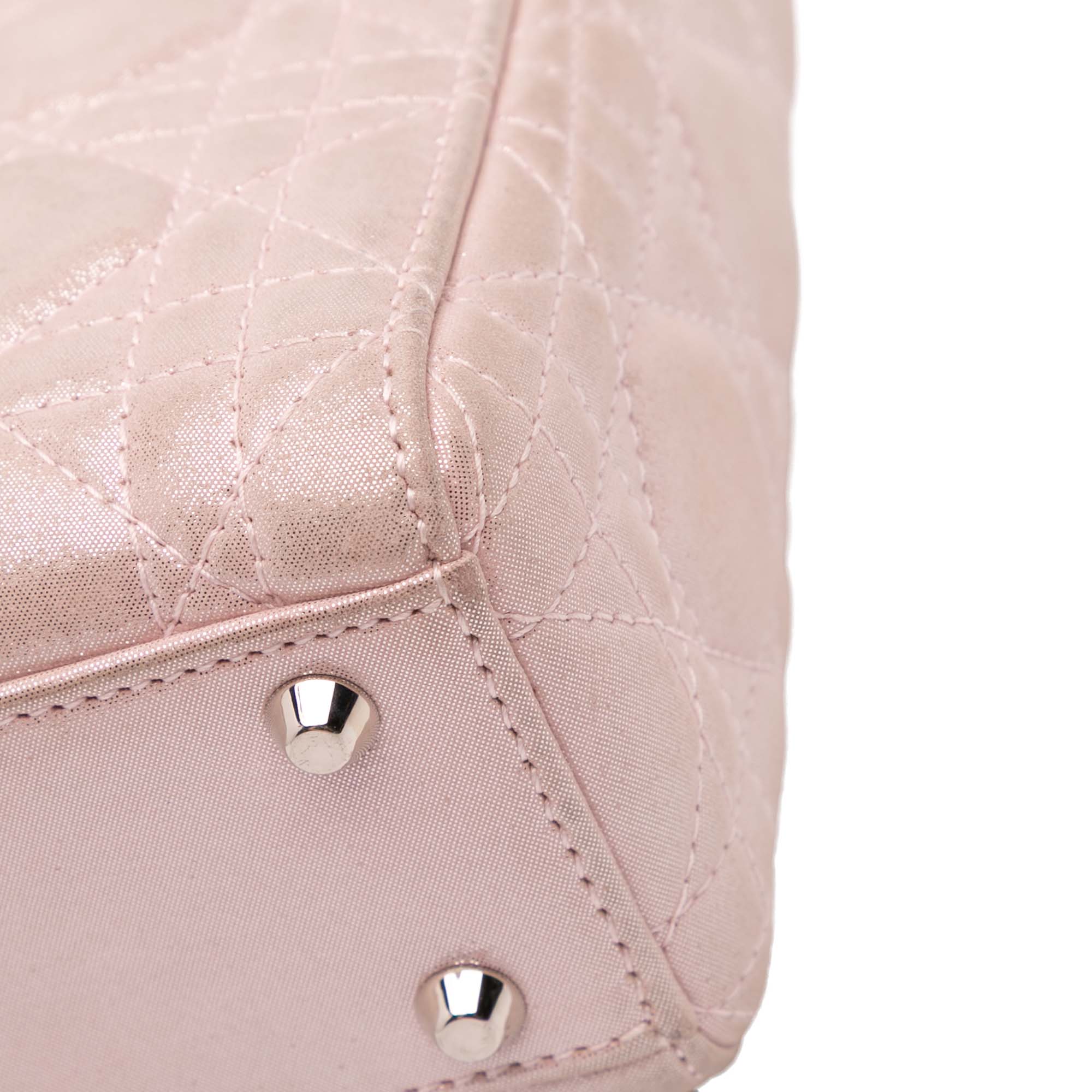 Mini Iridescent Lambskin Cannage Lady Dior