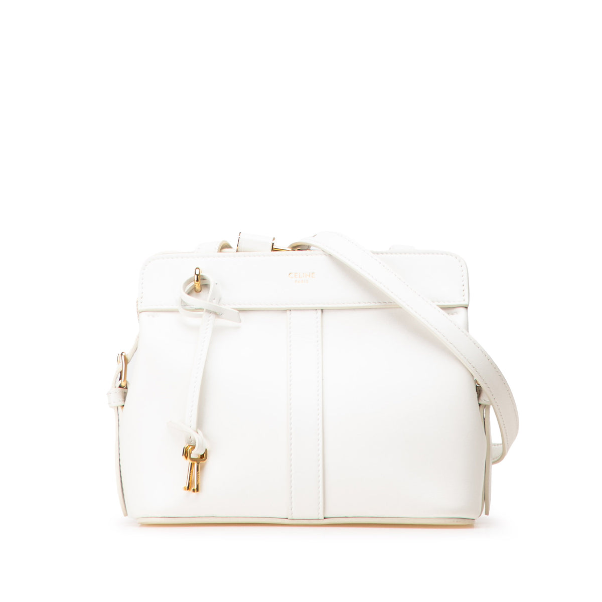 Teen Leather Cabas De France Crossbody