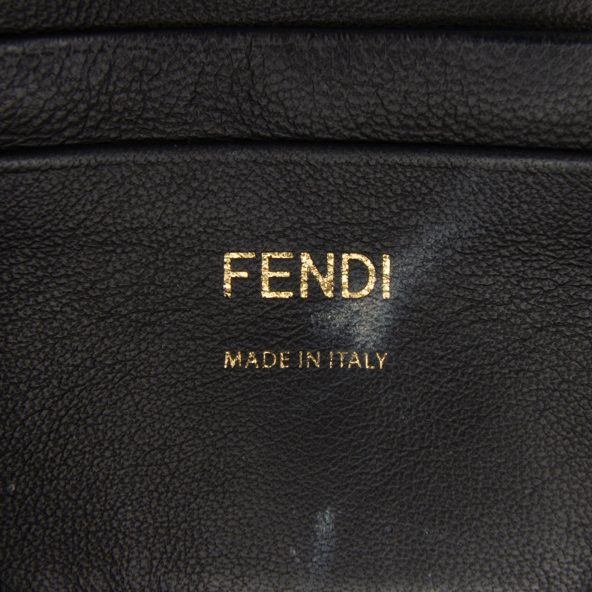 Mini Zucca Embossed Leather Baguette Satchel